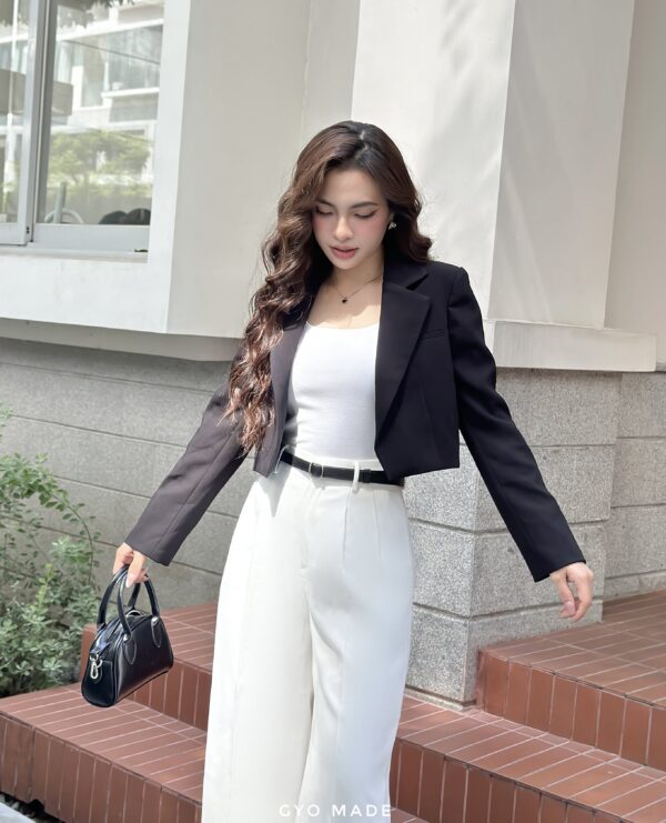 Áo Blazer Form Ngắn - Hình ảnh 2